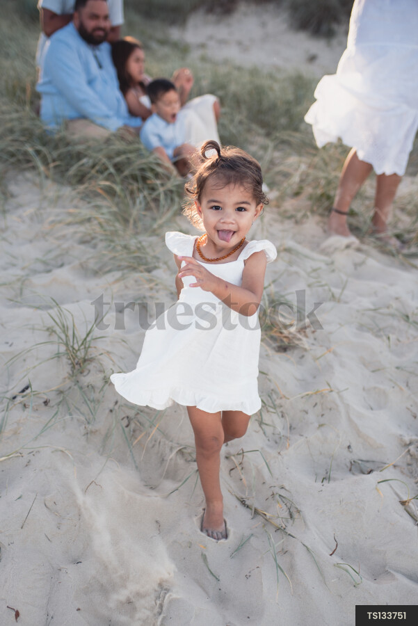 Young girl at the beach