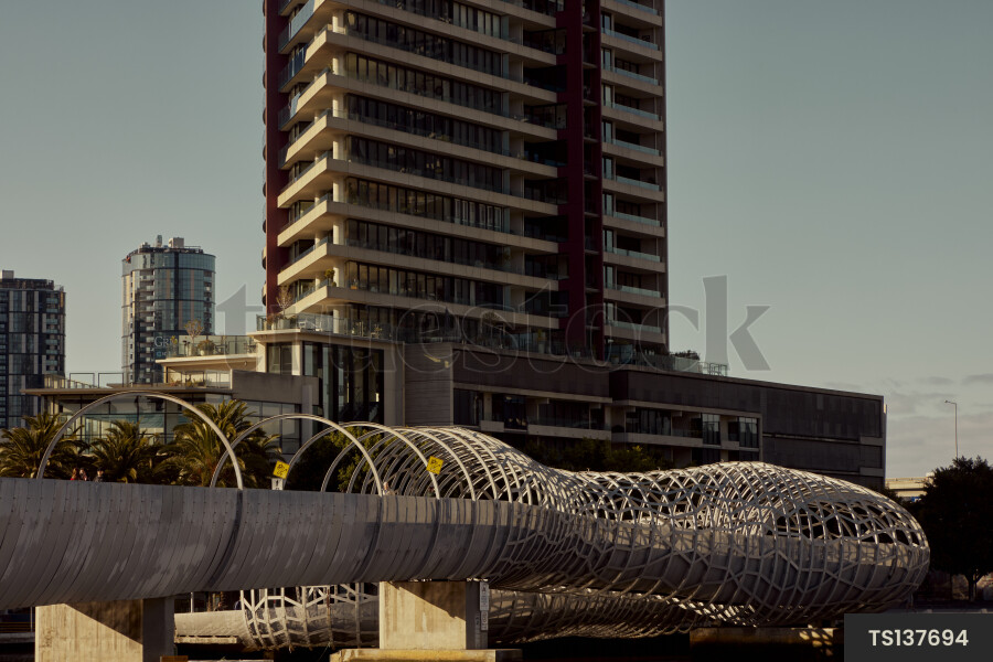 Bridge over Yarra River in Melbourne
